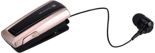 iXchange UA24 In-ear Bluetooth Handsfree Ακουστικό Πέτου Χρυσό