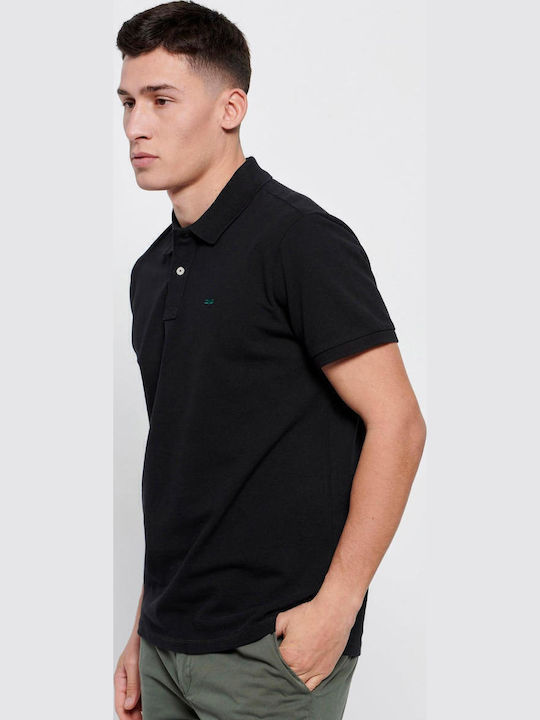 Polo Short Sleeve Blouse Black