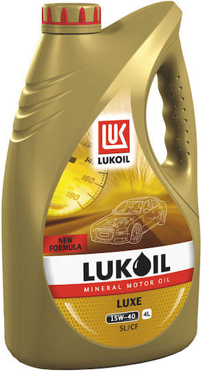 Lukoil Luxe Полусинтетичен Масло за Автомобили 15W-40 4лт