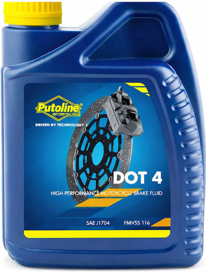 Putoline Υγρά Φρένων Συμπλέκτη Μοτοσυκλέτας Dot 5.1 Brake Fluid Bib 15l