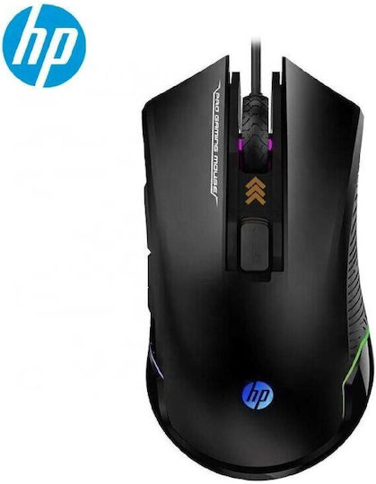 HP G360 RGB Gaming Maus 6200 DPI Schwarzes