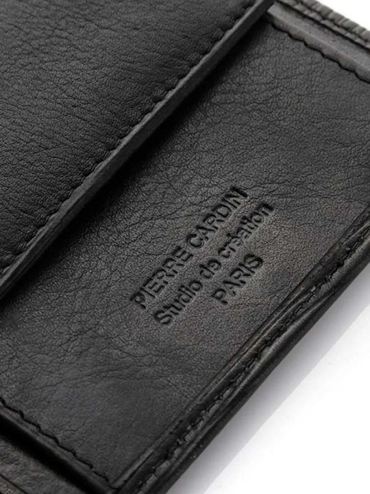 Кожен Мъжки Портфейл с RFID Черен