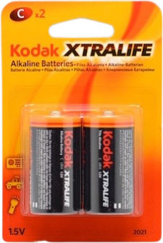Kodak Alkaline Batterien Xtralife Alk.lr14 C Spannung Blister Kpl=2 Stück