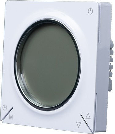 Thermostat Th-12 Digital Screen Built-in 16a 3500w 220v Power Supply Floor Sensor White
