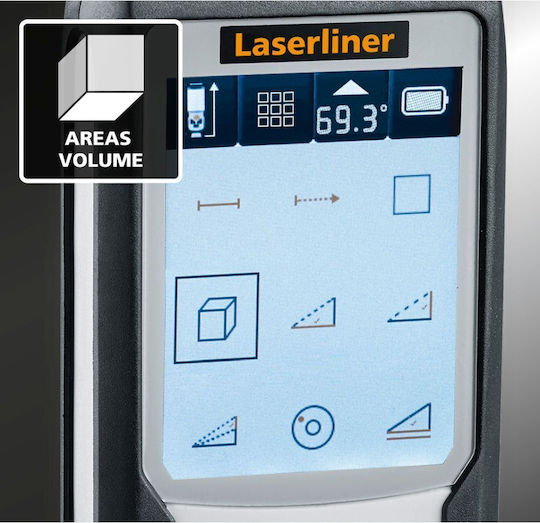 Laserliner Laser Entfernungsmesser 080.825A mit einer Messreichweite von bis zu 50m