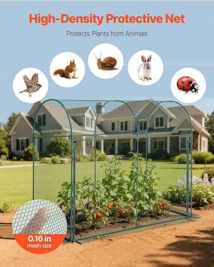 Vevor ZZBHZ1PCS733WG3BH001V0 Κάλυμμα Θερμοκηπίου 1.8x0.91x1.5m