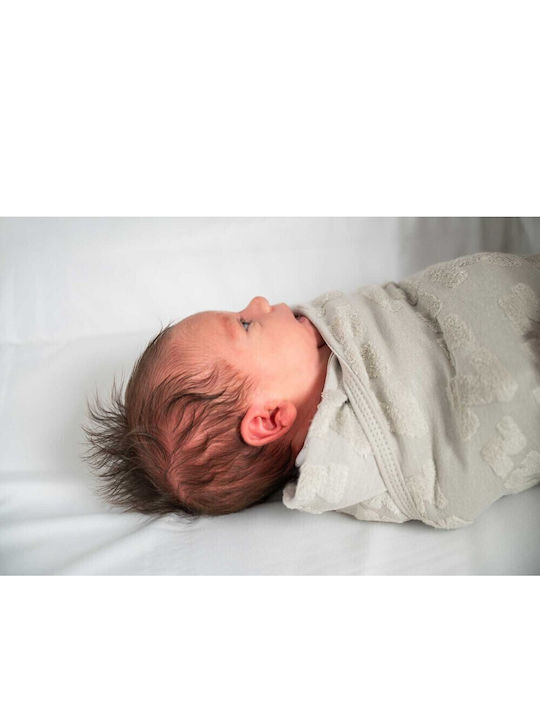 Babybliss Υπνόσακος Κουβέρτα Φασκιώματος Blisssnug Σιέλ Γκρι Σετ 2τμχ