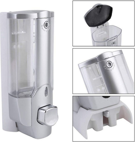 Dozator De Săpun Argintiu Montat Pe Perete 350ml