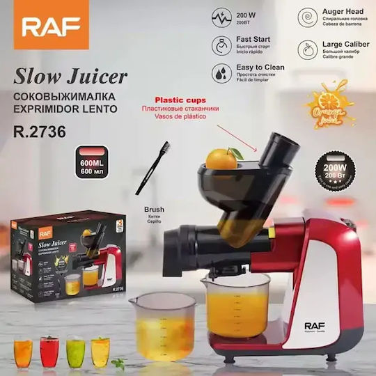 Raf Juicer 200W Red