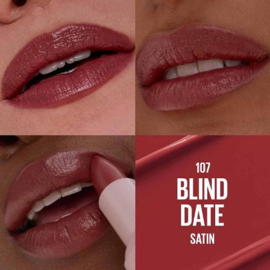 Maybelline Lipstick Satin 107 Blind Date 3.4gr