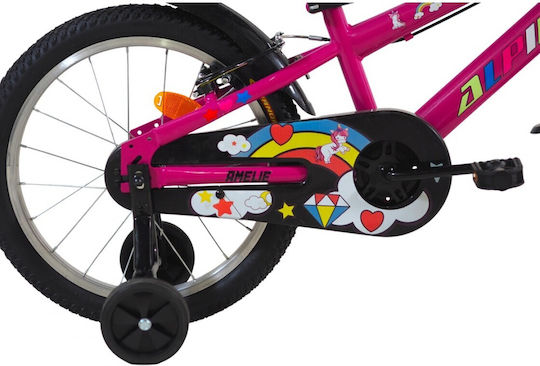 Alpina Amelie 18" Kinder Fahrrad BMX Lila