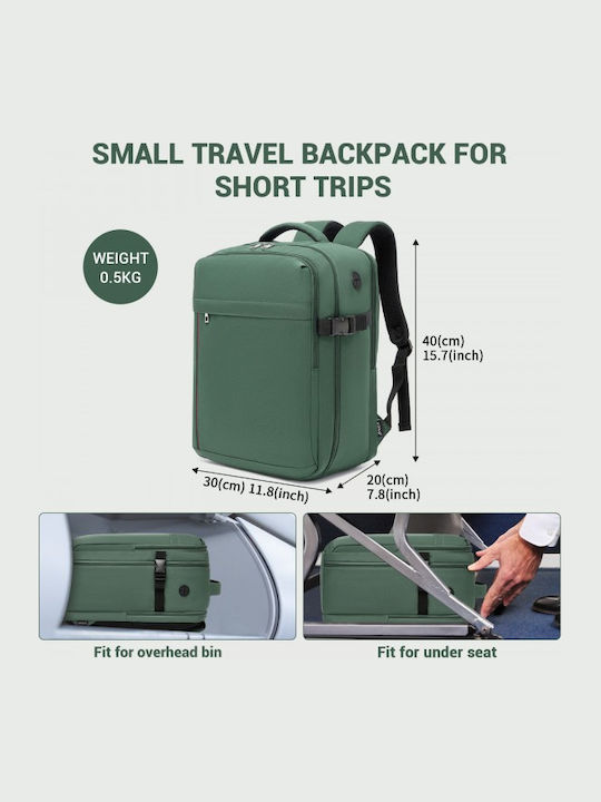 Miss Lulu Backpack Backpack for 15.6" Laptop Green BPK2524-GN