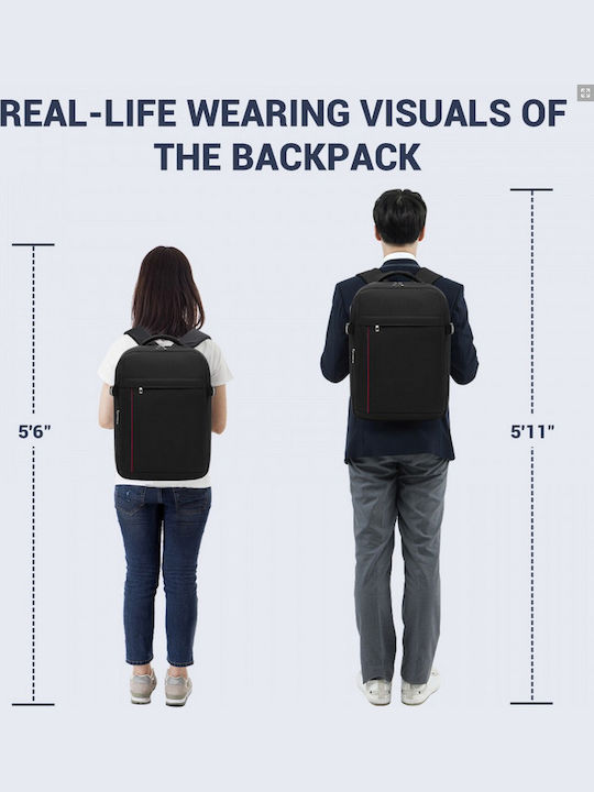 Miss Lulu Backpack Backpack for 15.6" Laptop Black BPK2524-BK
