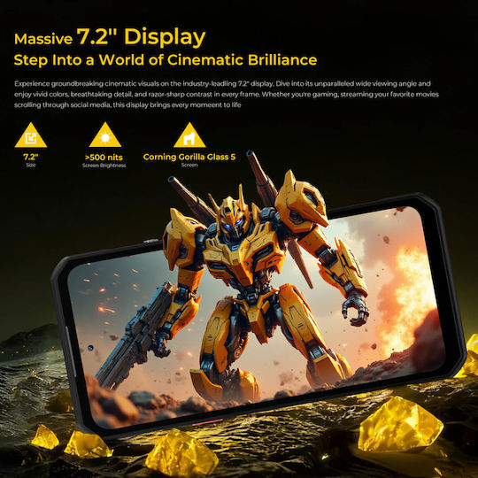 Oukitel WP60 5G Dual SIM (8GB/256GB) Yellow