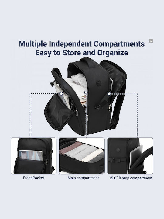 Miss Lulu Backpack Backpack for 15.6" Laptop Black BPK2524-BK