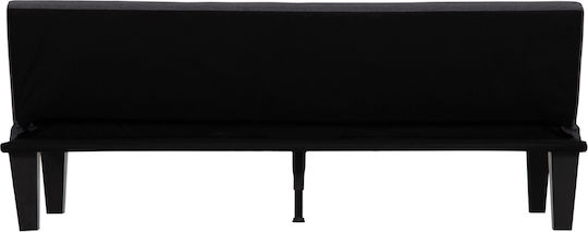 Koro Doppelsitzer Sofa Bett Künstliches Leder Graues 165x75x64cm
