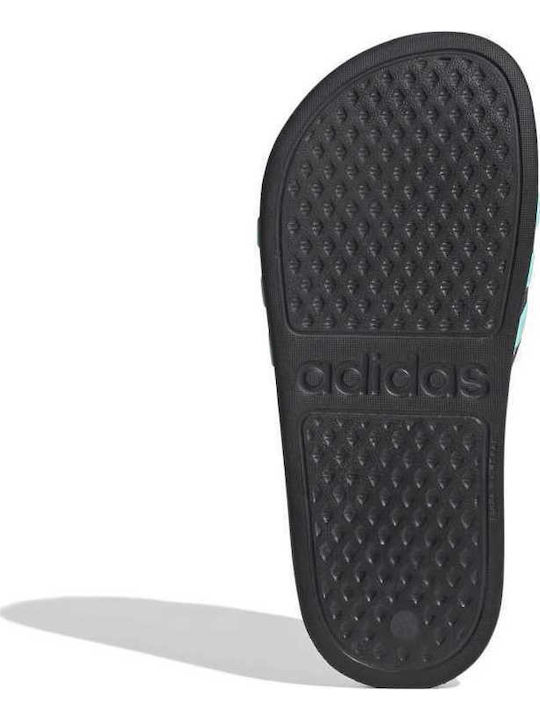 Șlapi pentru copii Negre Adilette Aqua K