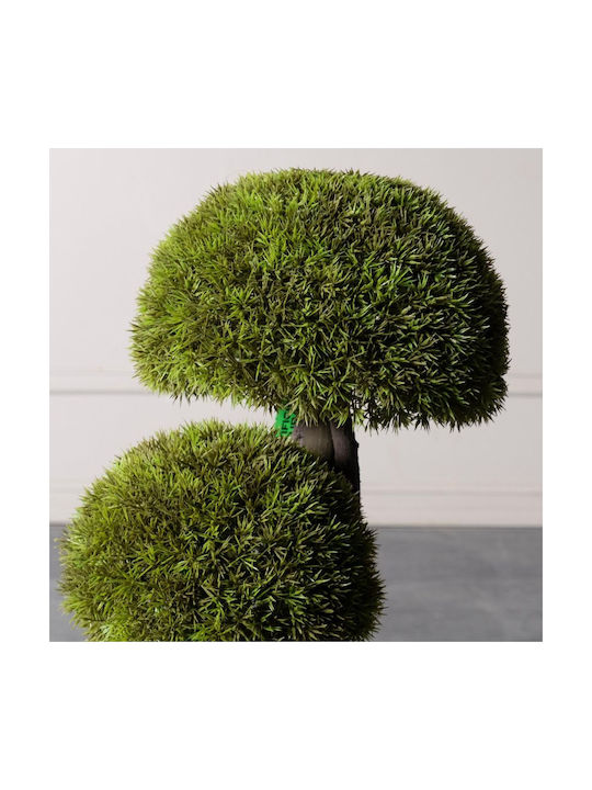 Supergreens Uv Künstlicher Bonsai Baum Moss mushroom Dreifach Grüne 70 cm