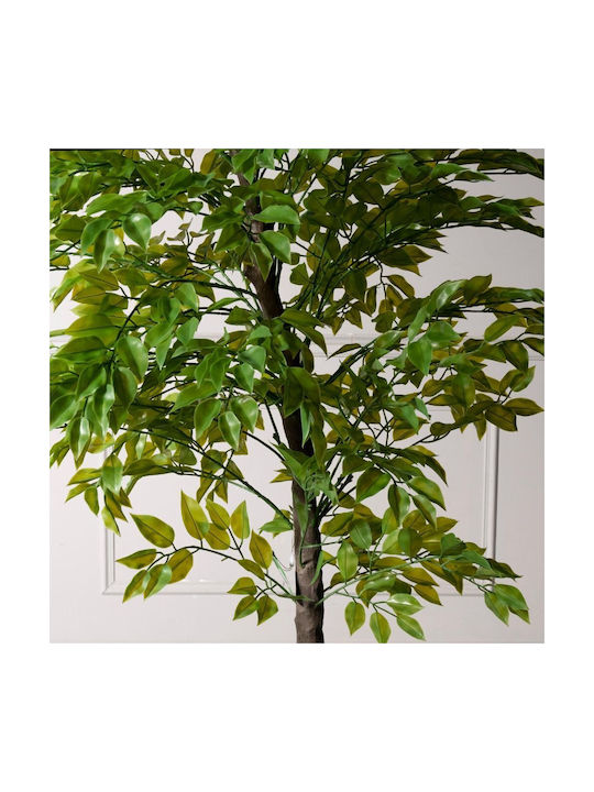 Supergreens UV Artificial Ficus Lyrata Green Tree 120 cm