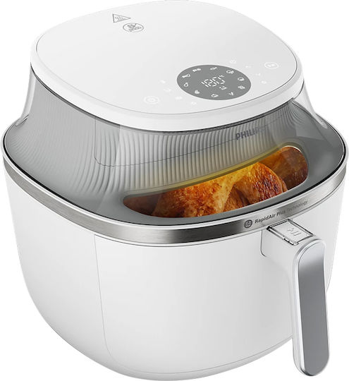 Philips Heißluftfritteuse 6.2Es Weiß NA331/10