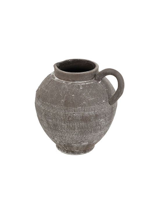 Artekko Decorative Vase Black 19.2x17.2x20.3cm