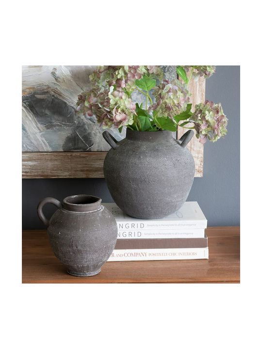 Artekko Decorative Vase Black 19.2x17.2x20.3cm