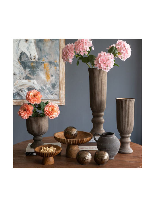 Artekko Decorative Vase Black 19.2x17.2x20.3cm