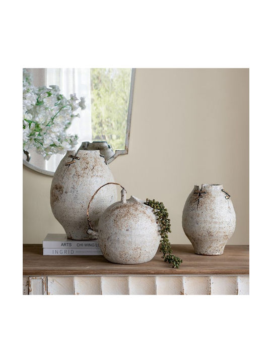 Artekko Decorative Vase White 25x21x26.2cm