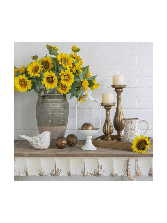Artekko Decorative Vase Orange 22x22x40cm