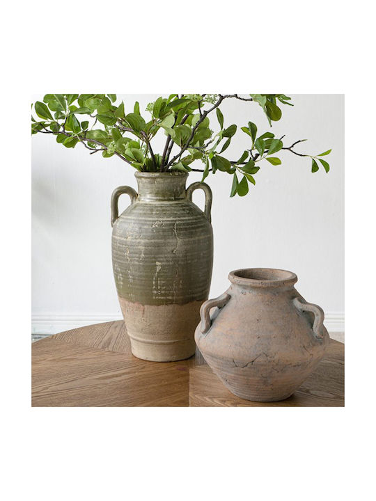 Artekko Decorative Vase Orange 22x22x40cm