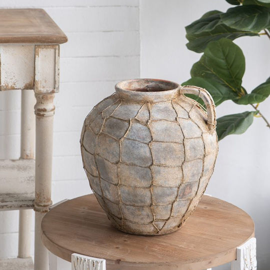 Artekko Decorative Vase Brown 32x31.5x33cm