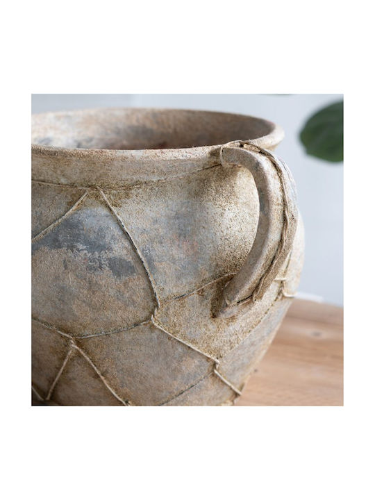 Artekko Decorative Vase Brown 23x19x26.5cm