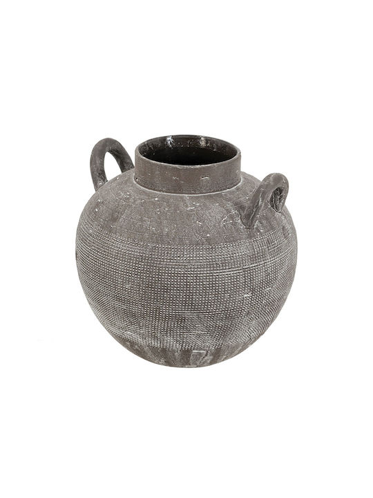 Artekko Decorative Vase Black 24.2x23.5x24.2cm