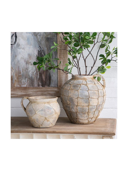 Artekko Decorative Vase Brown 32x31.5x33cm