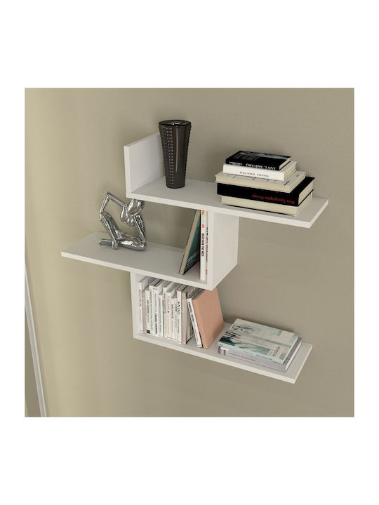 Shelf Wall White 89x22x71cm