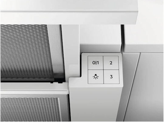 Electrolux Schiebbarer Dunstabzug 60cm Weiß