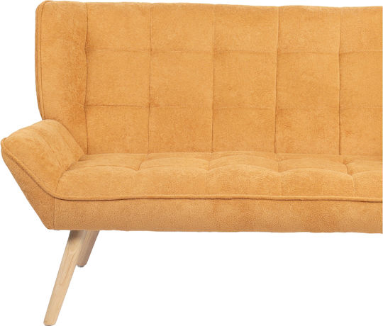 Two-Seater Couch Mustard 126x86x78cm