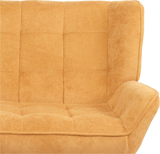 Two-Seater Couch Mustard 126x86x78cm