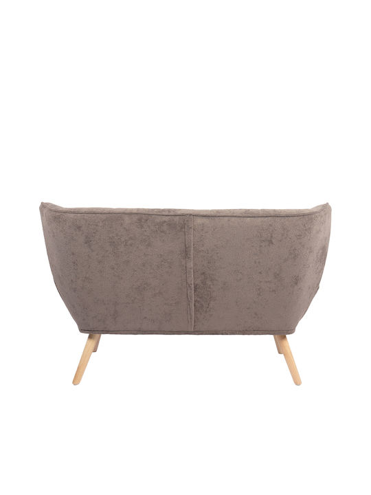 Cu două locuri Canapea Gri 126x86x78cm.