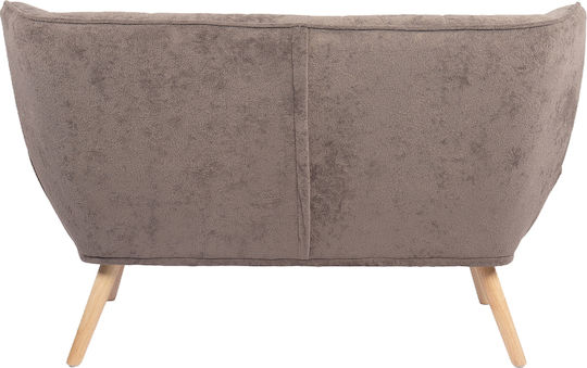 Two-Seater Couch Gray 126x86x78cm