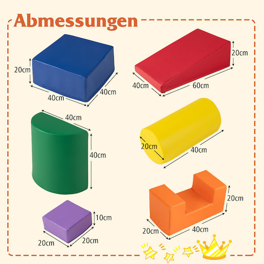 Costway aus Stoff Mehrfarbig