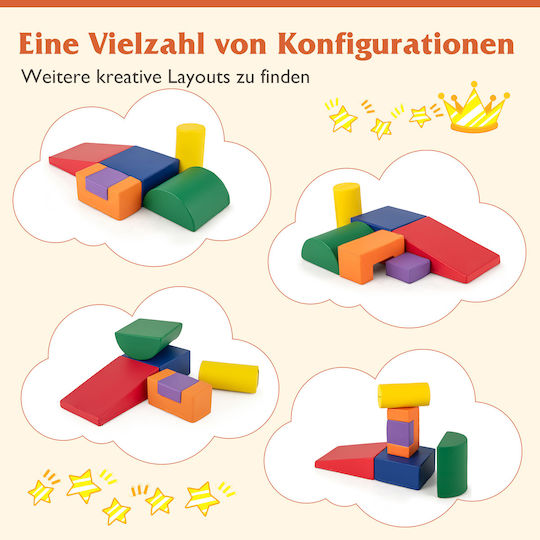 Costway aus Stoff Mehrfarbig