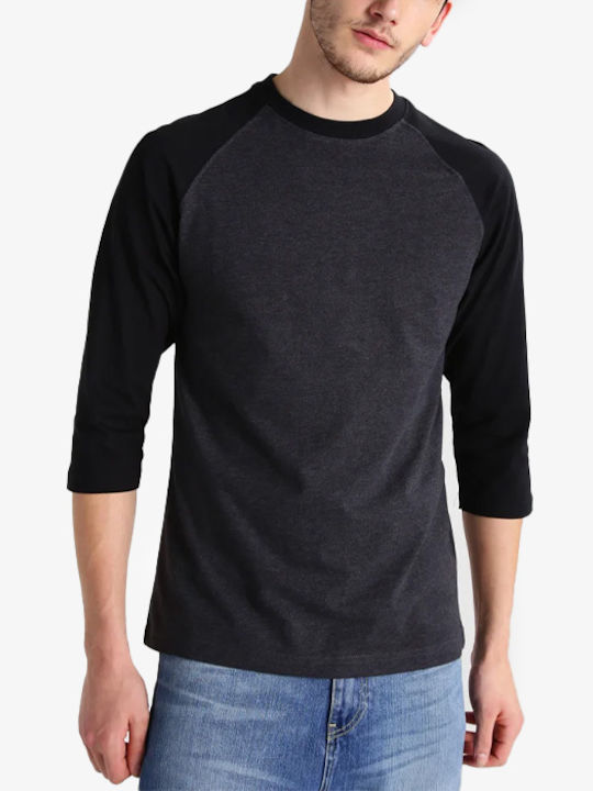 TB366 T-shirt Charcoal / Black