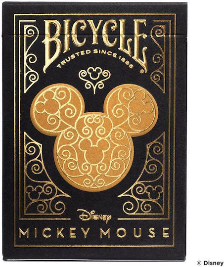 Bicycle – Cărți de Joc Mickey Mouse Negre Aurii