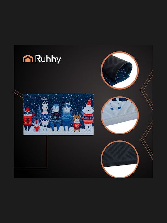Ruhhy Entrance Mat Multicolour 75x45cm