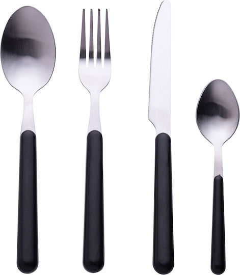 Set de Tacâmuri Inoxidabil Albastru 24buc