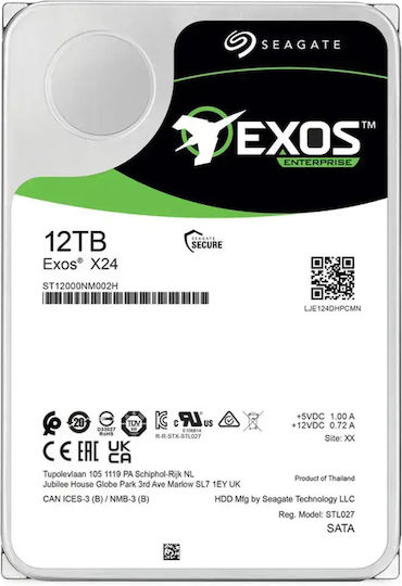 Seagate EXOS X24 12TB HDD Hard Disk 3.5