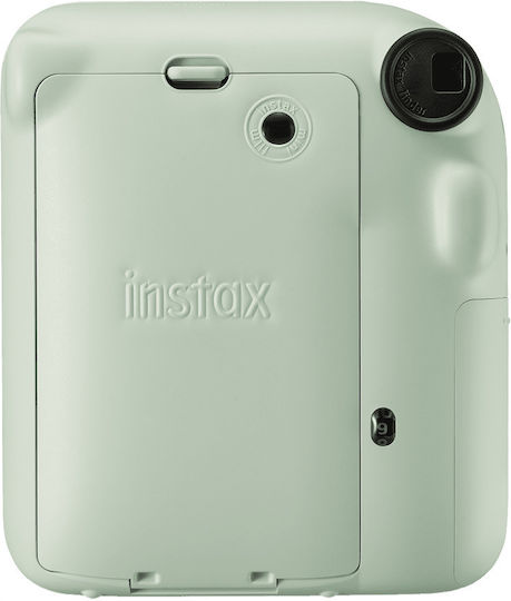 Fujifilm Instax Mini 12 Instant Φωτογραφική Μηχανή + 10 Φιλμ, Πλαίσιο Ακορντεόν & Κουτί Happy Days Mint Green