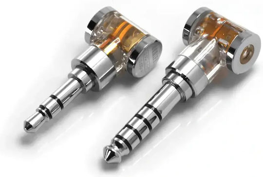 Convertor 4.4mm masculin în 2.5mm feminin Argintiu 1buc DJ44AR