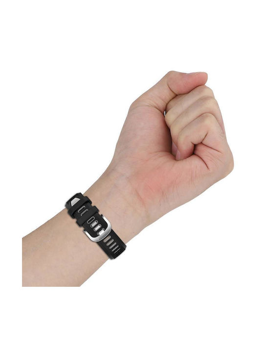 Watch Strap Two Colors Silicone Amazfit Bip 1s 20 Mm Starlight + Black